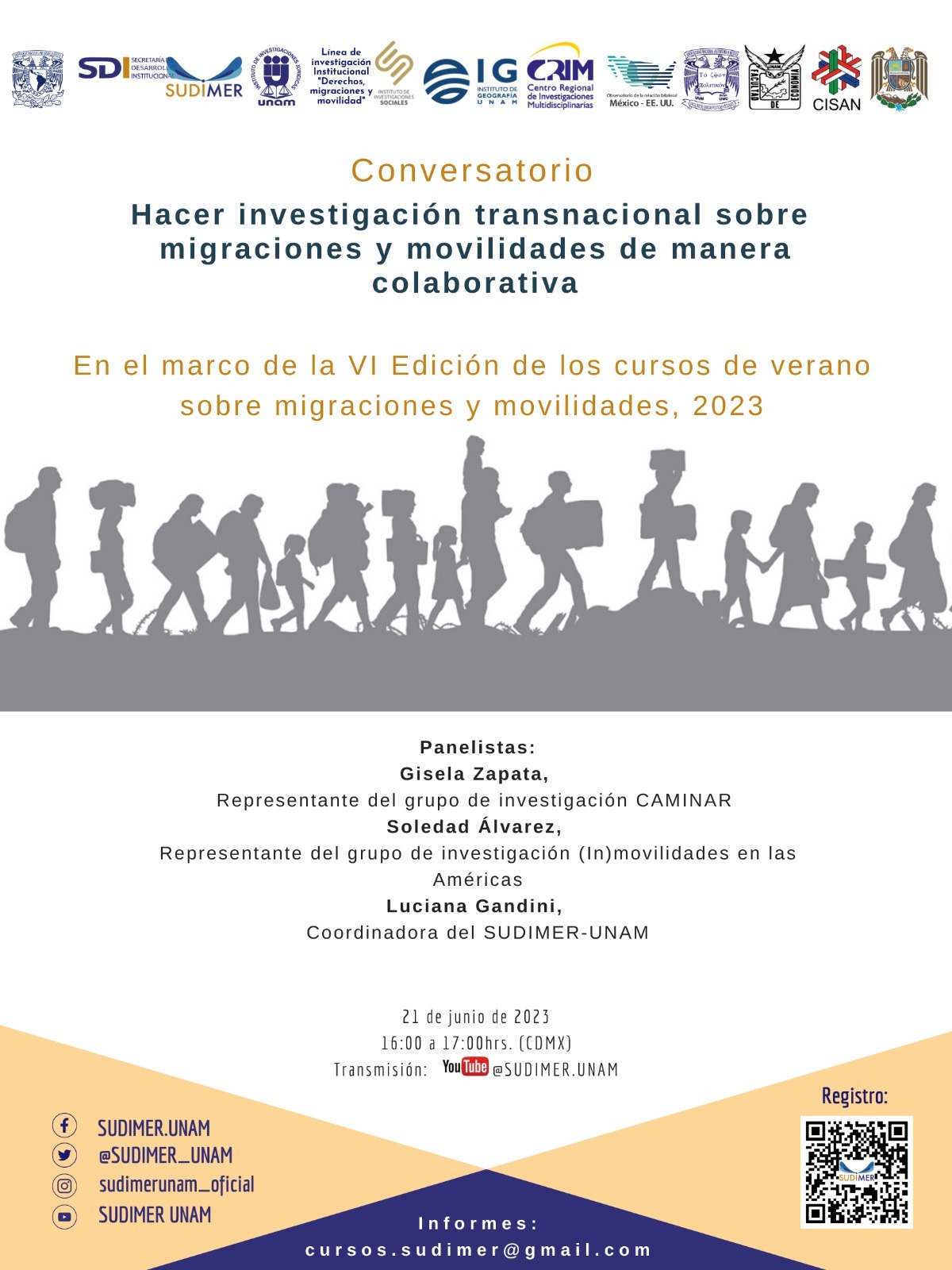 Conversatorio ''Hacer investigación transnacional sobre migraciones y movilidades de manera colaborativa''