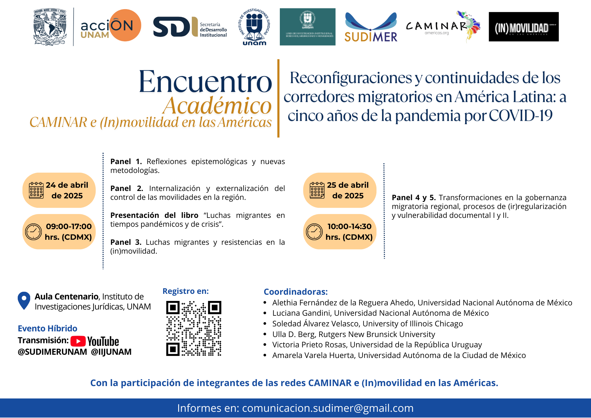 Encuentro Académico CAMINAR - (In)movilidad en las Américas 