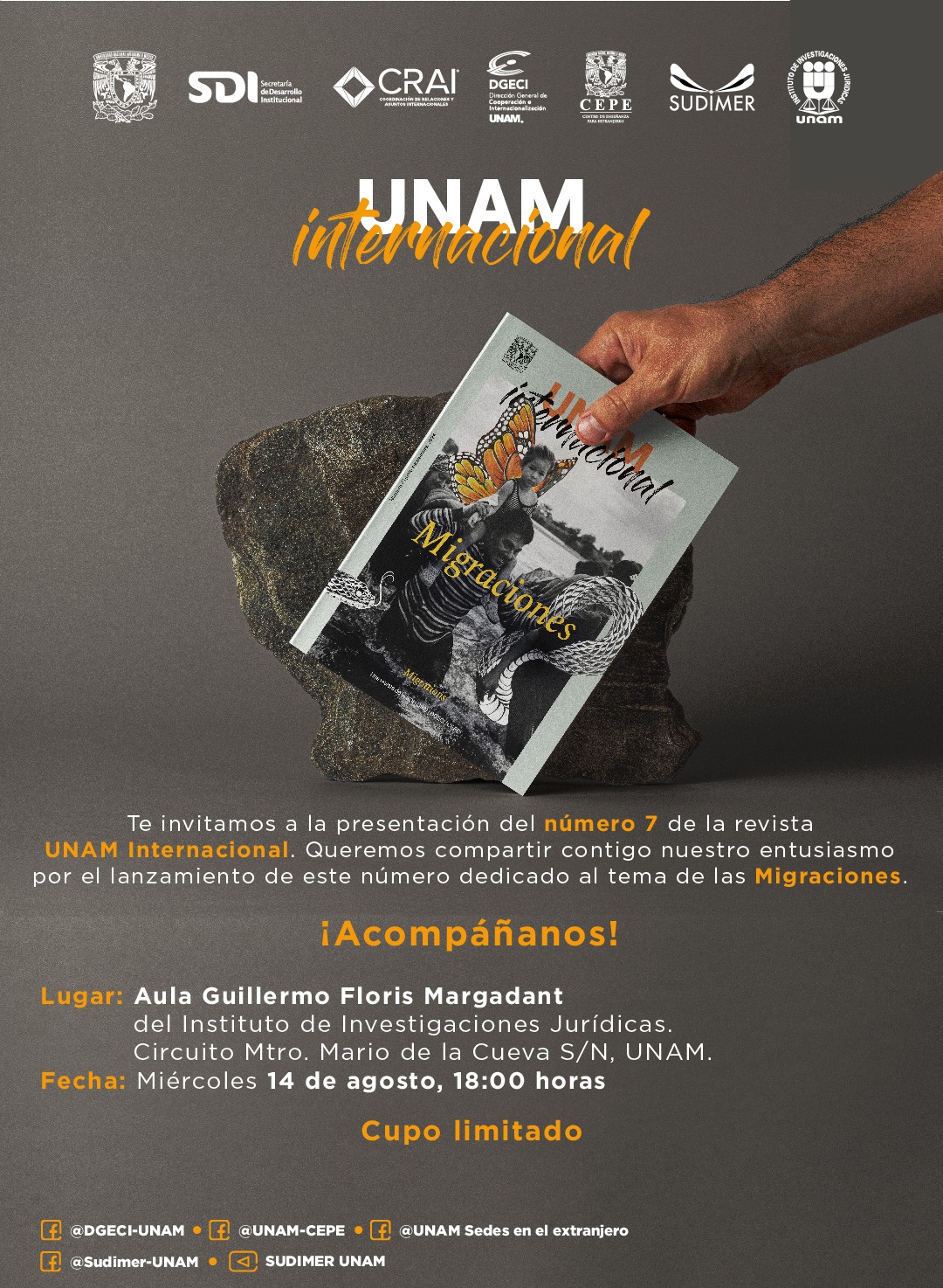 Presentación del número 7 de la Revista UNAM Internacional: Migraciones