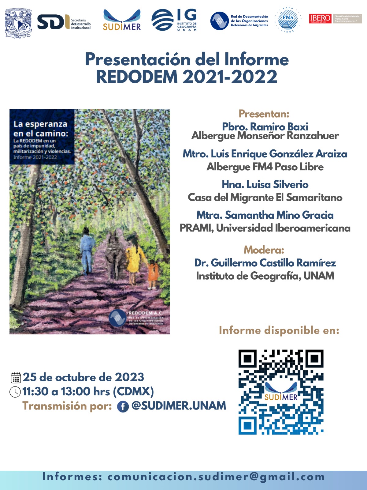 Presentación del Informe REDODEM 2021-2022 