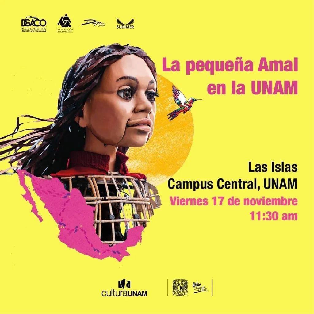 Recorrido: La pequeña Amal en la UNAM